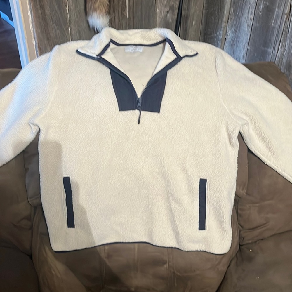 Men’s fuzzy sweater